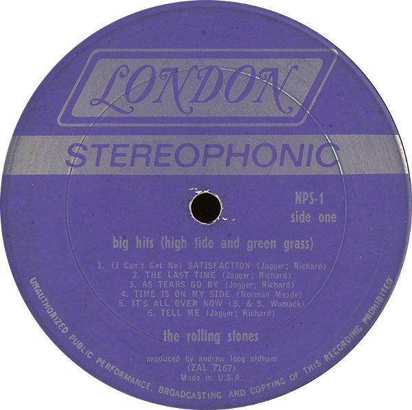 The Rolling Stones - Big Hits (High Tide and Green Grass)
