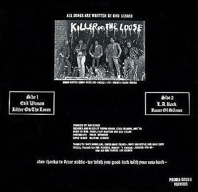 Bad Lizard - Killer On The Loose (12inch)