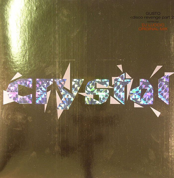 Gusto - Disco's Revenge (Part2) (Transparant-12 inch maxi)