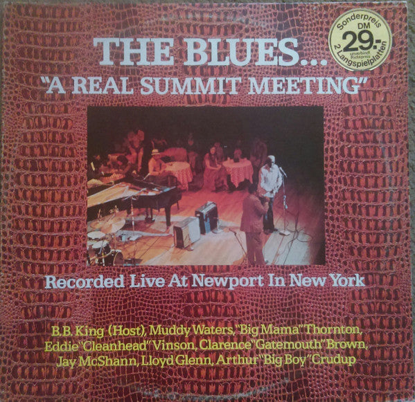The Blues..."A real summit meeting" recorded live at Newport in NY - Various (2LP)