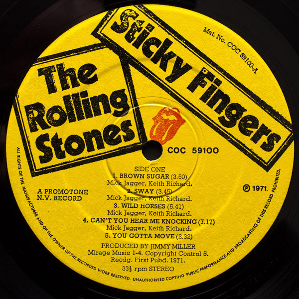 The Rolling Stones - Sticky Fingers (UK-1971)