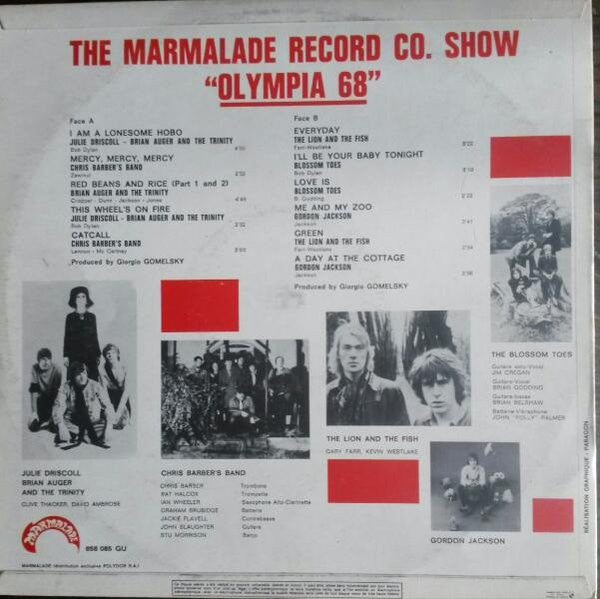 The Marmalade Record Co. Show "Olympia 68" - Various