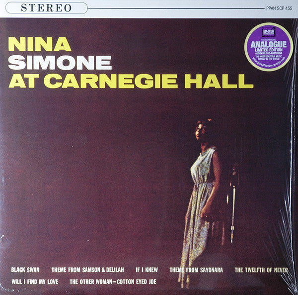 Nina Simone - At Carnagie Hall (Analogue Ltd Edition-Mint)