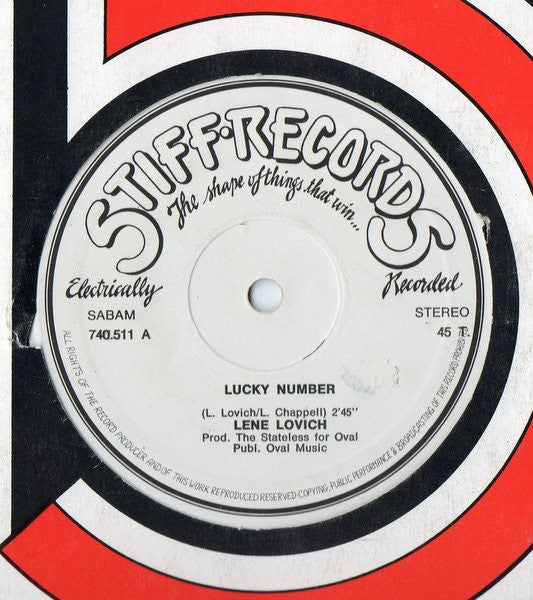 Lene Lovich - Lucky Number (7inch)