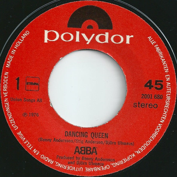 ABBA - Dancing Queen (7inch single)
