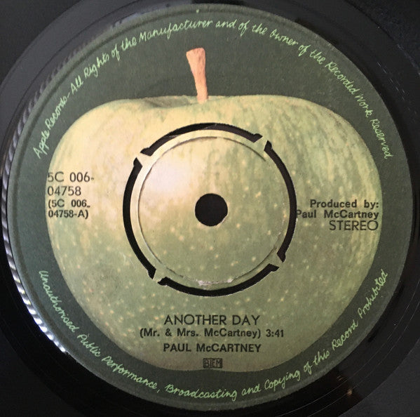 Paul McCartney - Another Day (7inch)