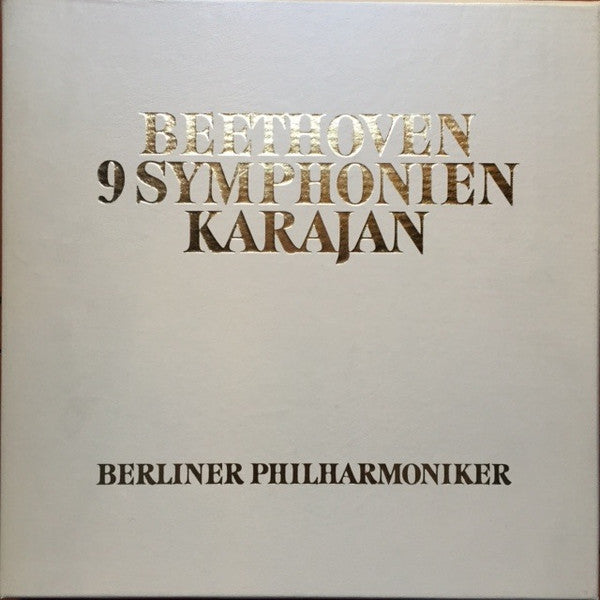 Beethoven / Karajan, Berliner Philharmoniker - 9 Symphonien (8LP BOX-Ltd edition Belgium)