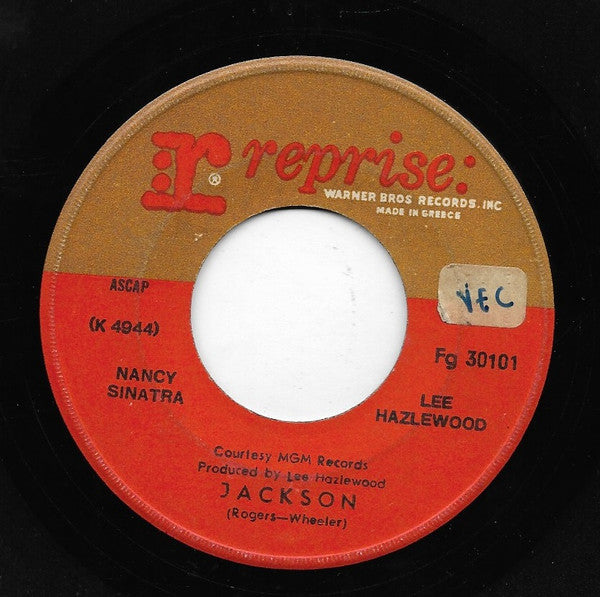 Nancy Sinatra & Lee Hazlewood - You Only Live Twice / Jackson (7inch single)
