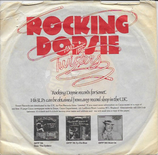 Rocking Dopsie - My baby she's gone (7inch)