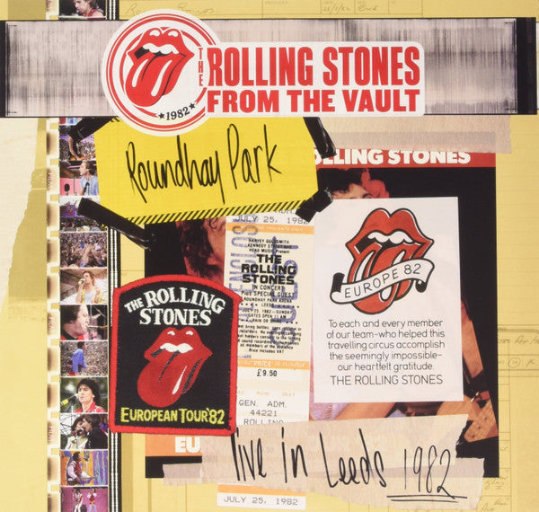 The Rolling Stones - Live In Leeds 1982 (3LP+DVD Set-Mint)