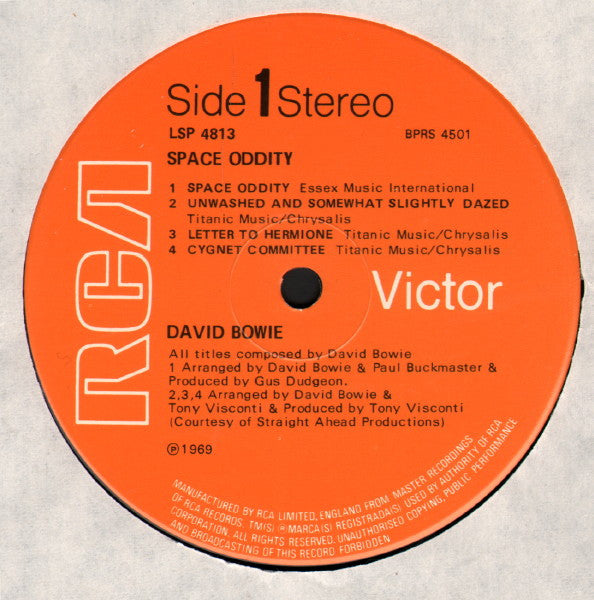 David Bowie - Space Oddity (UK-1972)