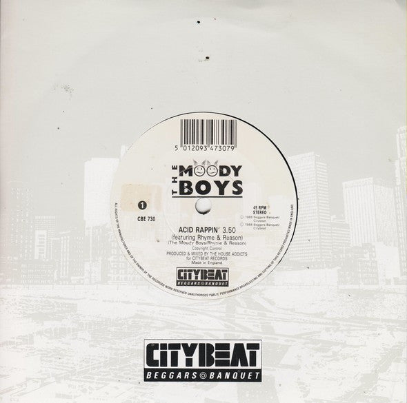 The Moody Boys - Acid Rappin' (7inch single-Near Mint)