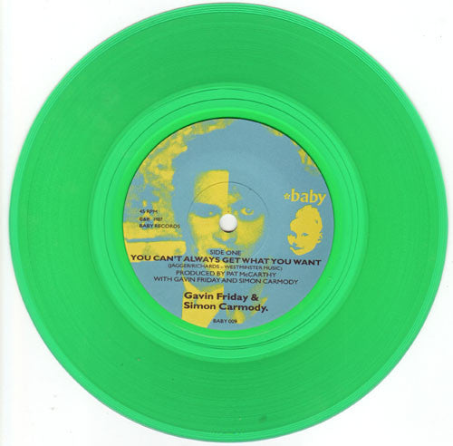 Gavin Friday & Simon Carmody - You Can't Always Get What You Want (7inch single-Near Mint)