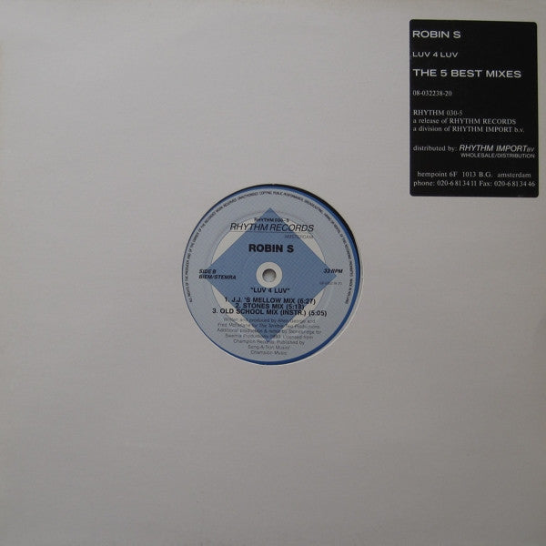 Robin S - Luv 4 Luv (the 5 best mixes-12inch maxi)