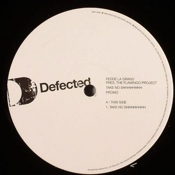 Fedde Le Grand - Take No Shhhhhh (12inch maxi)