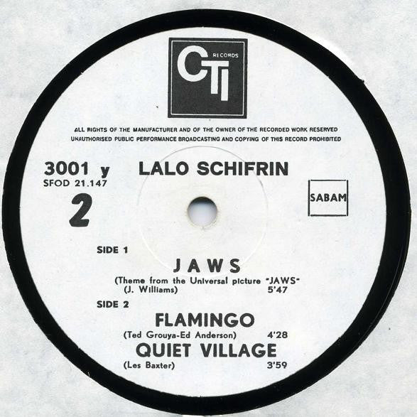 Lalo Schifrin - Jaws (12inch)