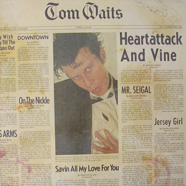 Tom Waits - Heartattack And Vine (Near Mint)