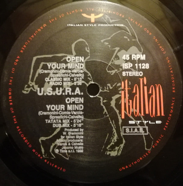U.S.U.R.A. - Open your mind (12inch maxi)