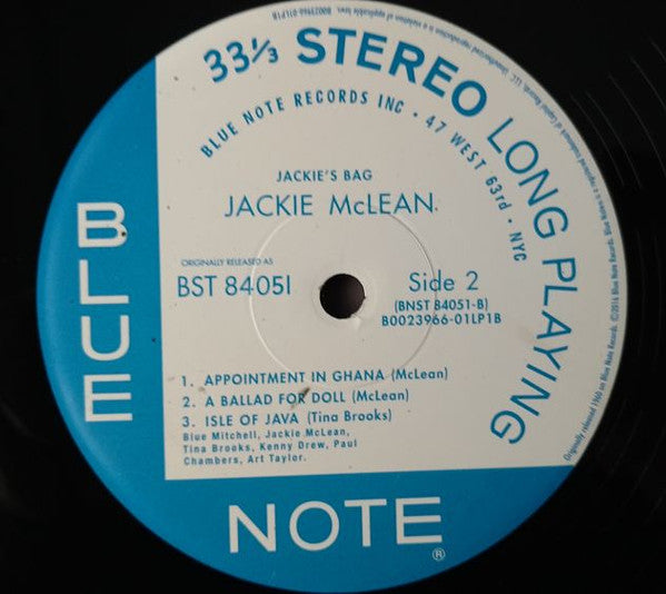 Jackie McLean - Jackie's Bag (Blue Note-Ltd Edition-Mint)
