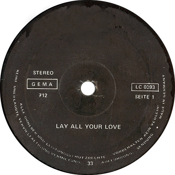 ABBA - Lay all your love (12inch maxi)