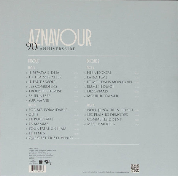 Charles Aznavour - 90eme Anniversaire (2LP-Mint)