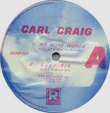 Carl Craig - No More Words (12inch-Near Mint)