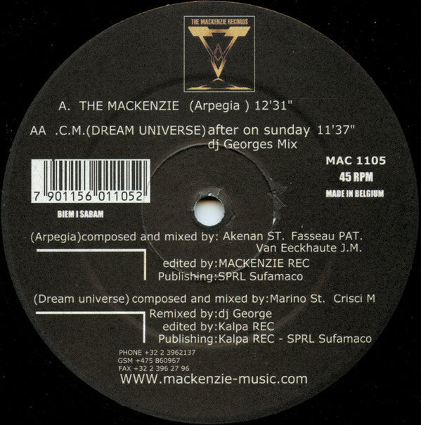 The Mackenzie / C.M. - Arpegia / Dream Universe (12inch-Near Mint)