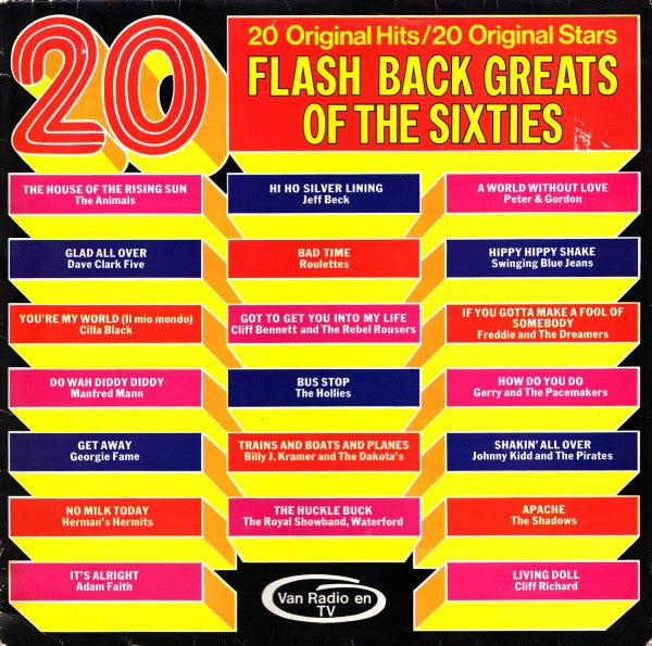 20 Flash back greats of the sixties - Various