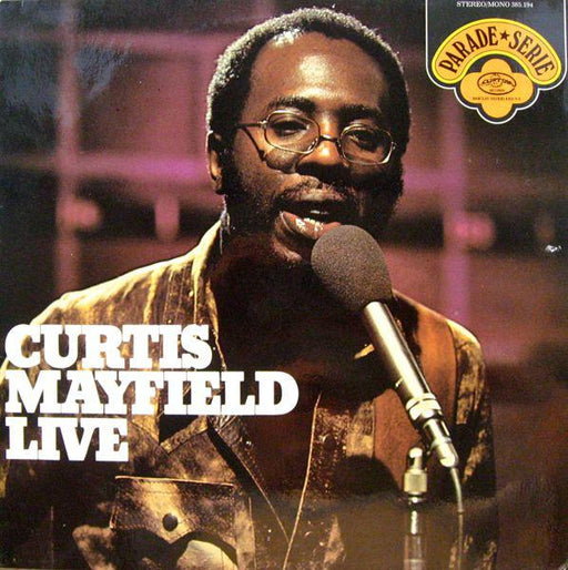 Curtis Mayfield - Live — Dear Vinyl