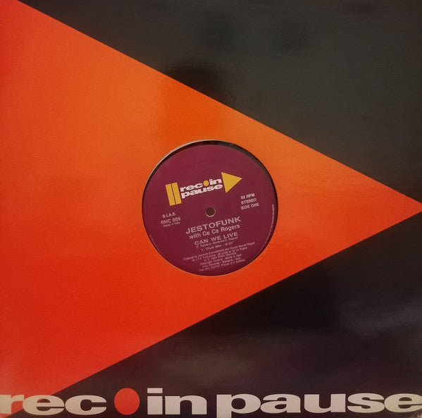 Jestofunk with Ce Ce Rogers - Can we live (12inch)