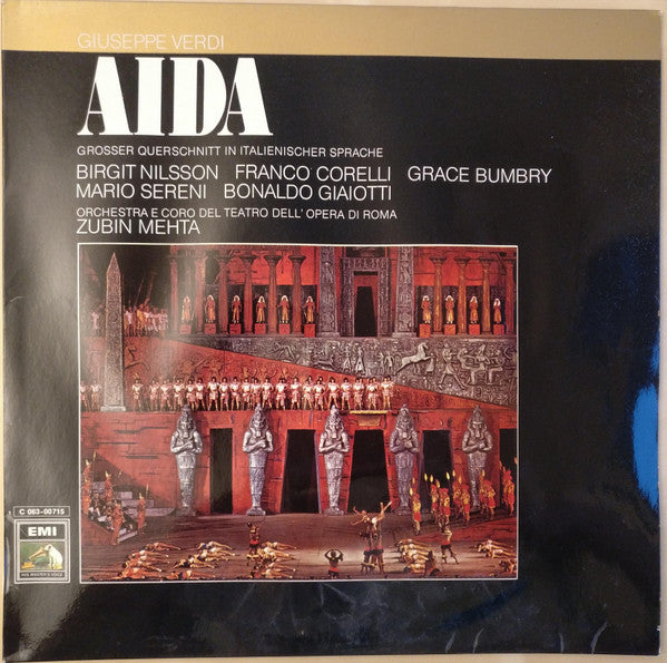 Giuseppe Verdi – Aida (Grosser Querschnitt In Italienischer Sprache)