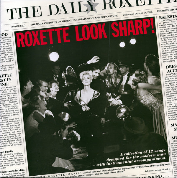 Roxette - Look Sharp! - Dear Vinyl