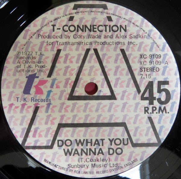 T-Connection - Do what you wanna do (12inch)