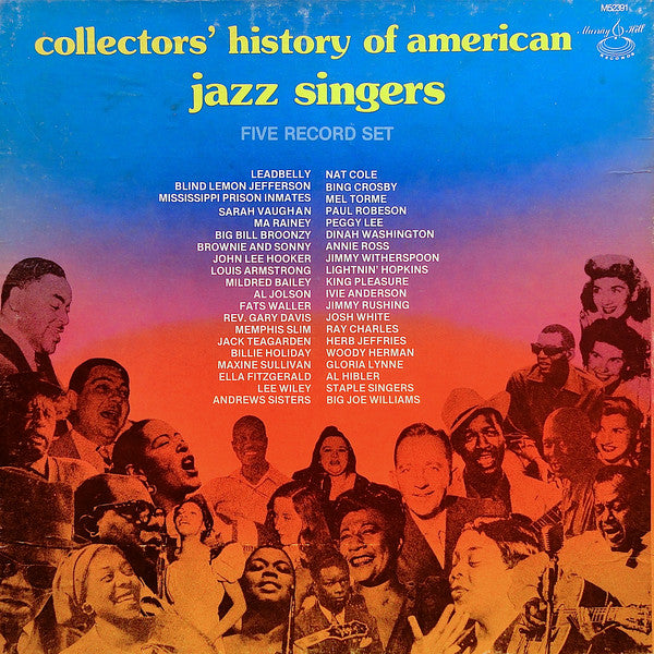 Collectors' history of American Jazz Singers - Various (5LP Box)