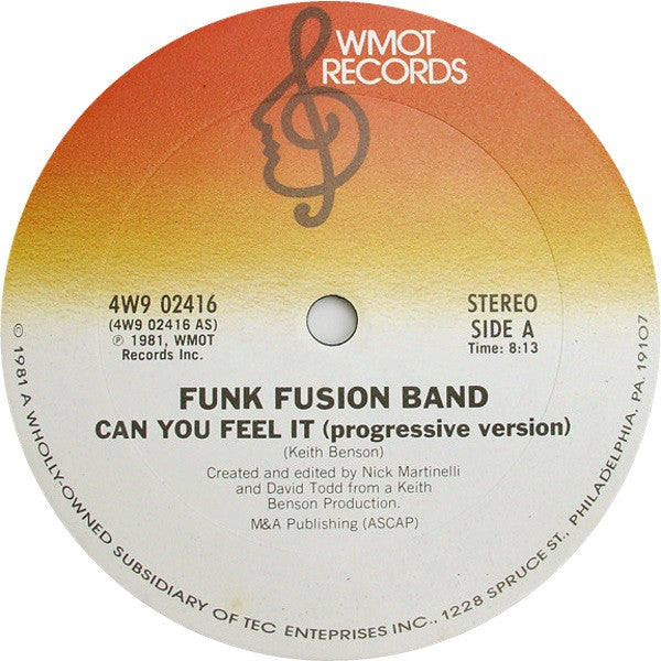 Funk Fusion Band - Can you feel it (12inch)