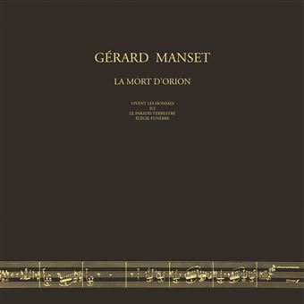 Gérard Manset - La Mort D'Orion (2LP-NEW)