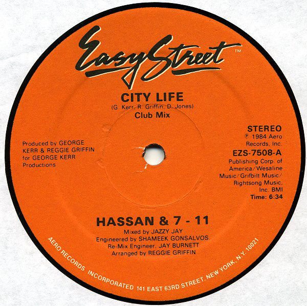 Hassan & 7-11 - City Life (12inch)