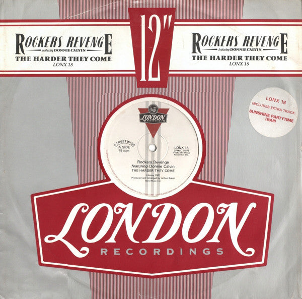 Rockers Revenge - The harder they come (12inch)