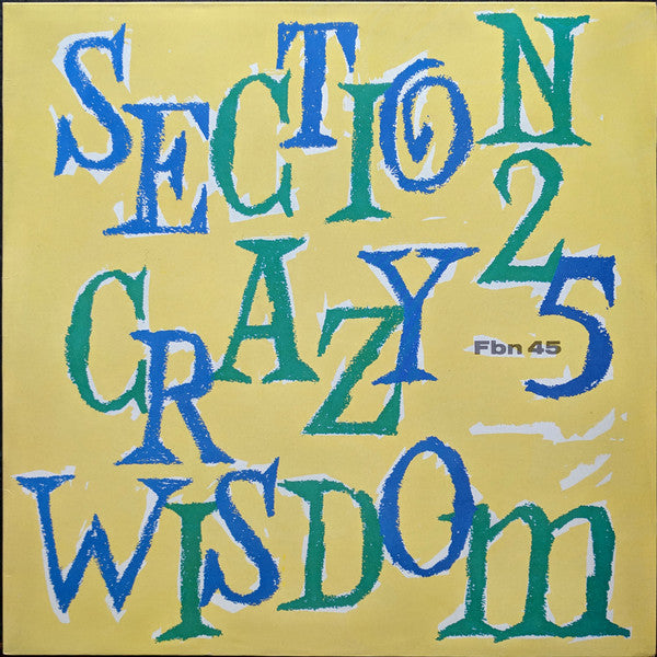 Section 25 - Crazy Wisdom (12inch)