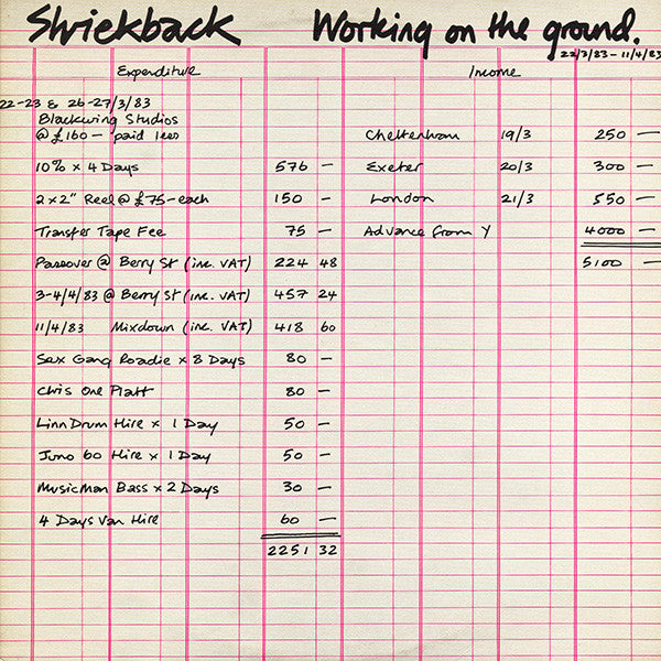 Shriekback - Working on the ground (12inch)