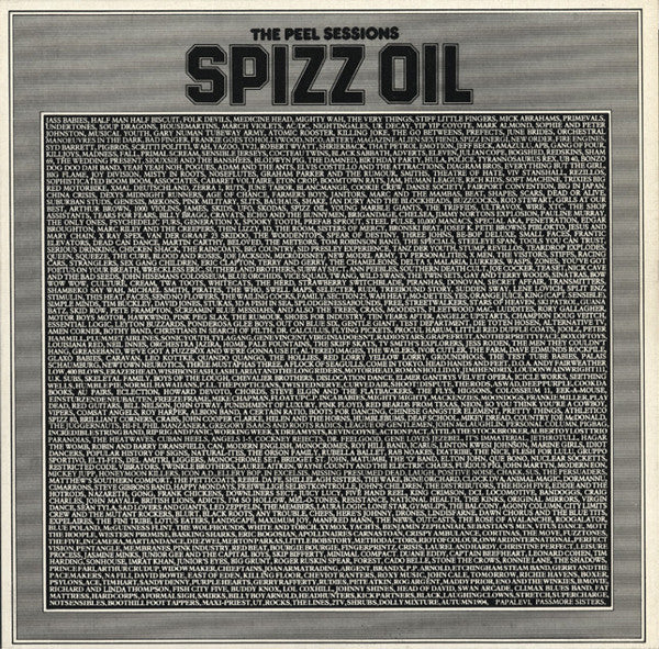 Spizz Oil - The Peel Sessions