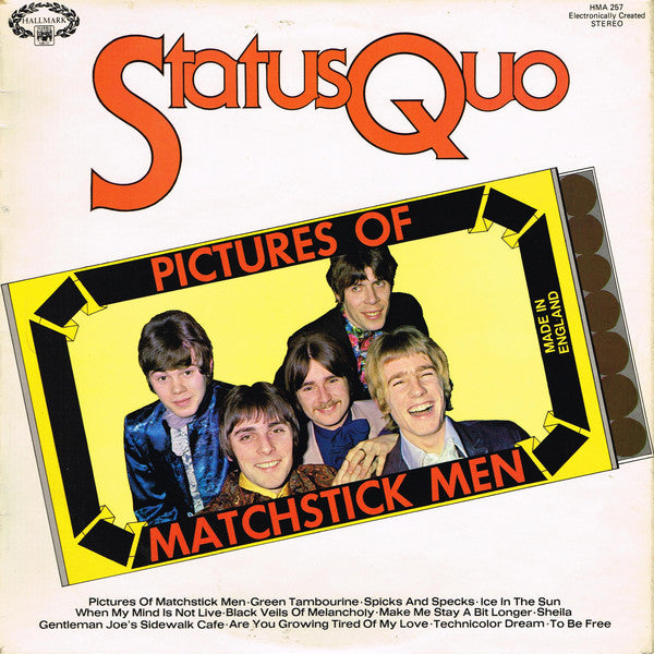 Status Quo - Pictures of Matchstick Men - Dear Vinyl