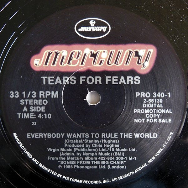 Tears For Fears - Everybody wants to rule the world (12inch-Near Mint)
