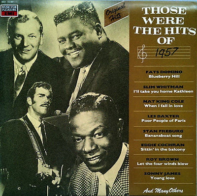 Those were the hits of 1957 - Various (Near Mint)