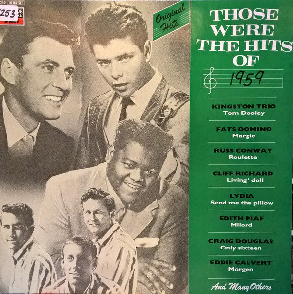 Those were the hits of 1959 - Various (Near Mint)