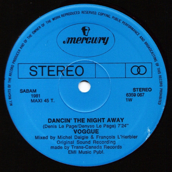 Voggue - Dancing the night away (12inch)