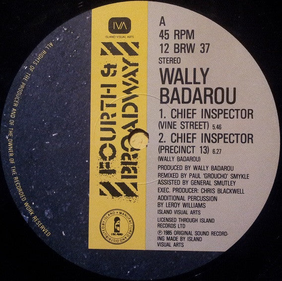 Wally Badarou - Chief inspector (12inch)